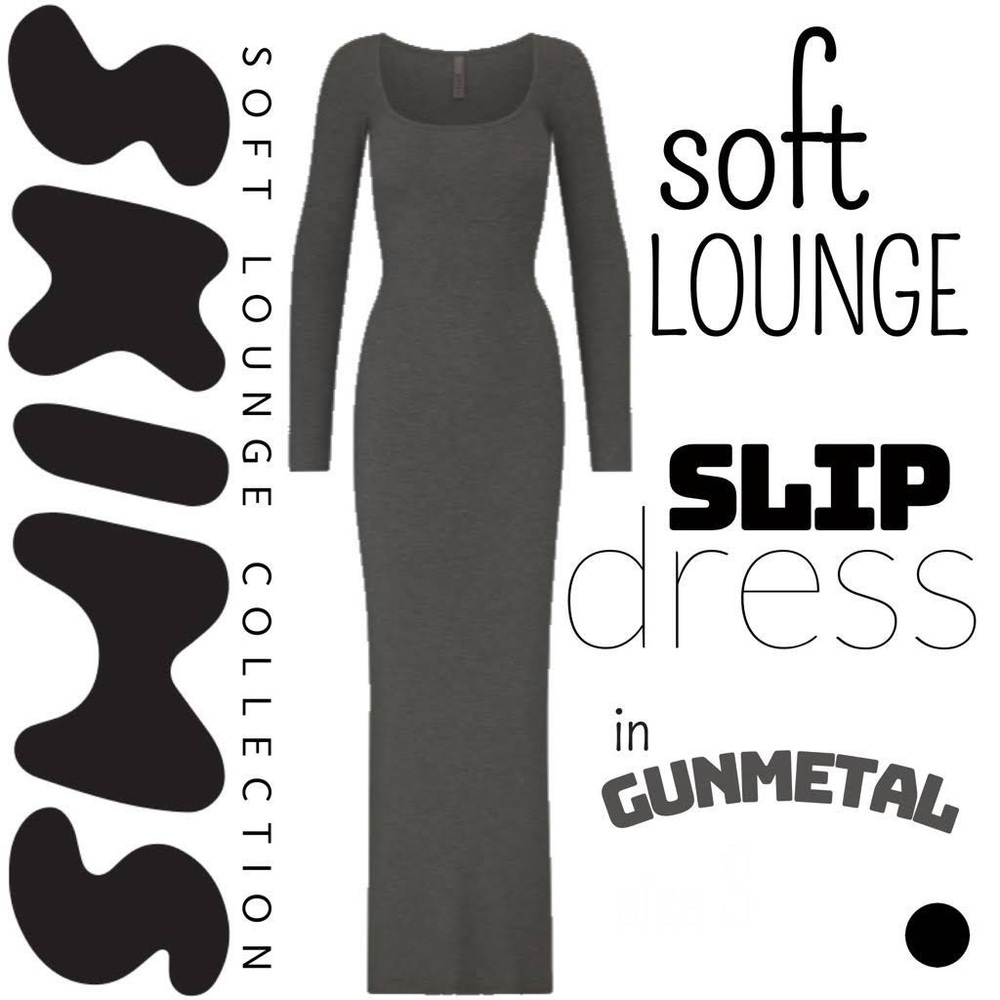 Skims Soft Lounge Slip Dress